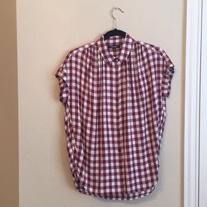 Madewell Checkered Top